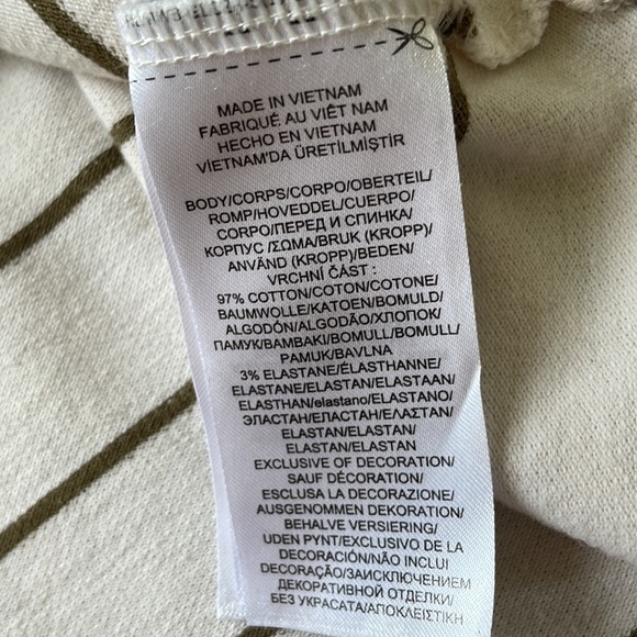 Lauren Ralph Lauren striped gold button polo shirt - Picture 6 of 6